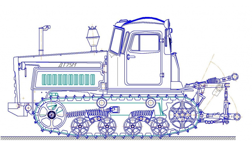 трактор ДТ-75